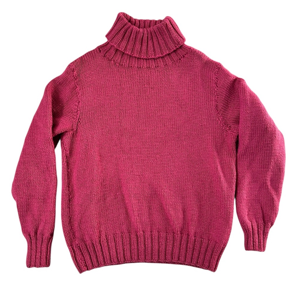 RARE RL83 Vintage Ralph Lauren Hand Knit in Great Britain Wool Sweater